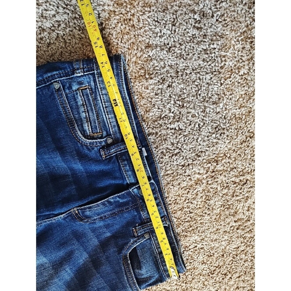 KUT from the Kloth Womens Size 4 Dark Wash Skinny Jeans Whiskered Stretch Denim - Picture 6 of 12